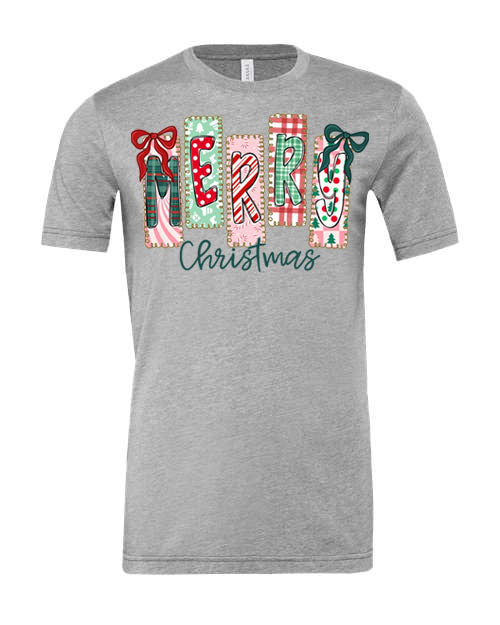 Merry Christmas Cute Bow Design