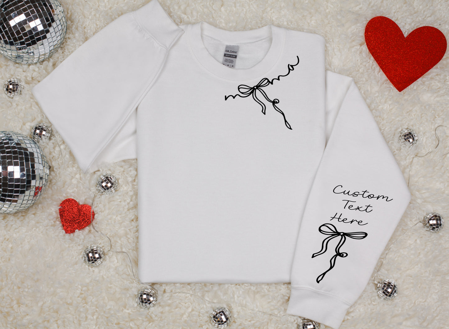 Momma Bow with Custom Name Sleeve