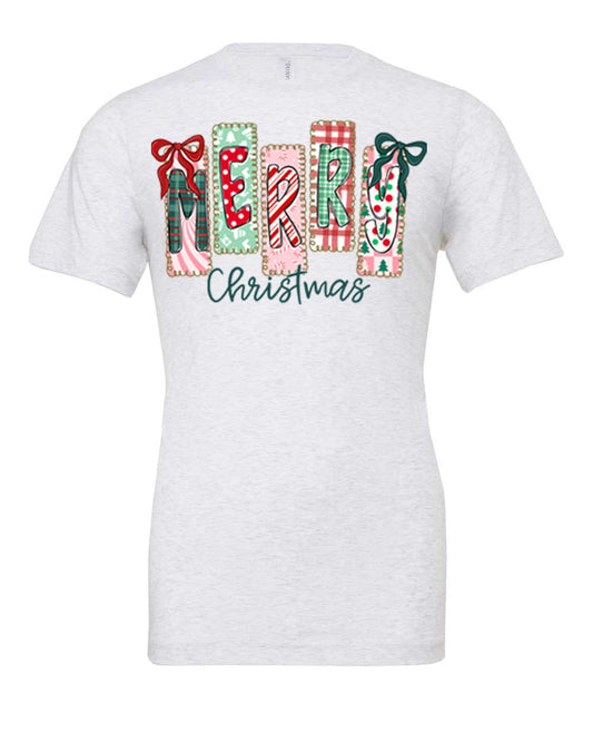 Merry Christmas Cute Bow Design