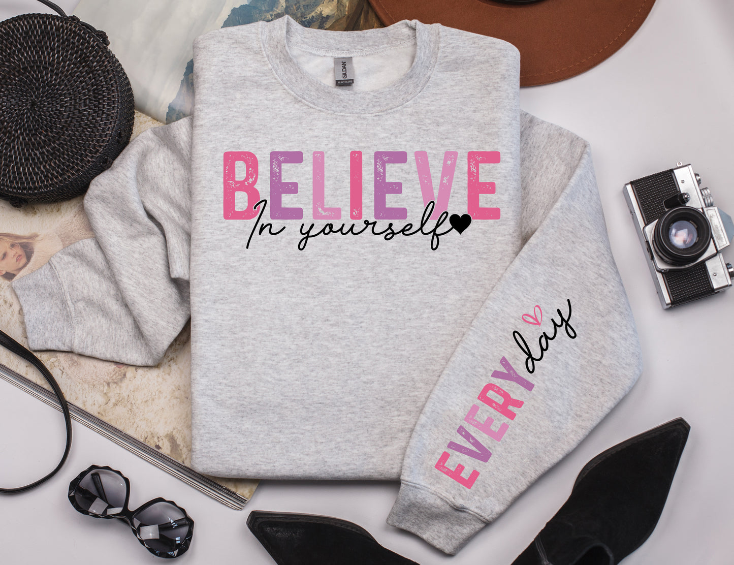 Motivational Quote Crewneck