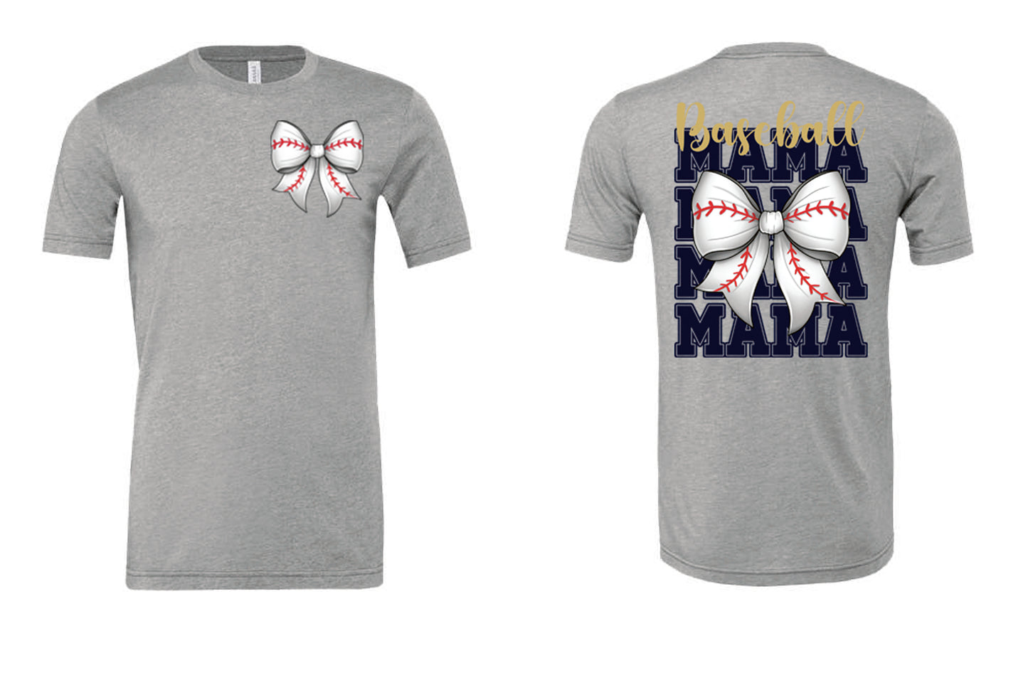 Stacked Sports Bow Customizable