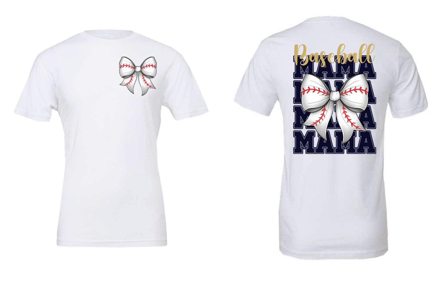 Stacked Sports Bow Customizable