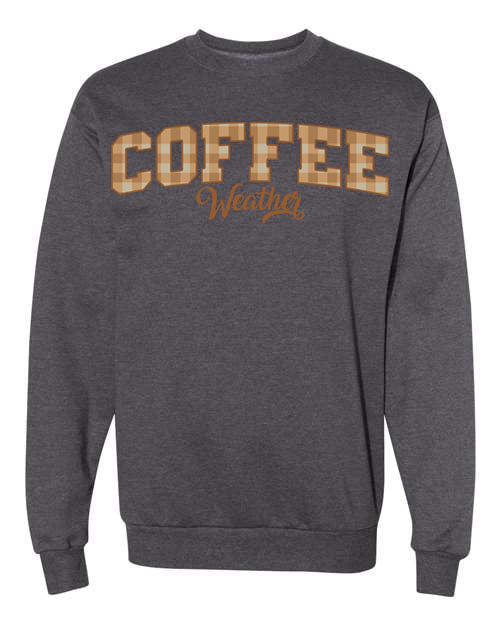 Plaid Seasonal Graphic Crewneck