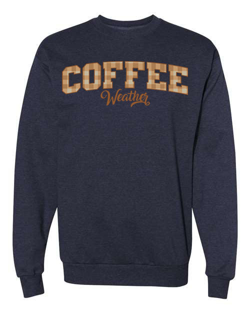 Plaid Seasonal Graphic Crewneck