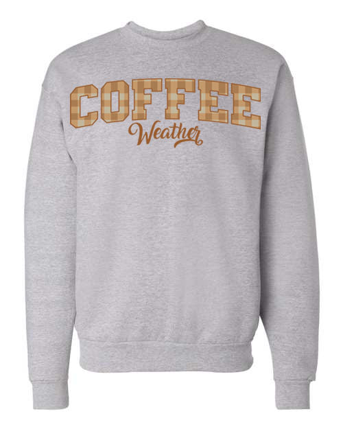 Plaid Seasonal Graphic Crewneck