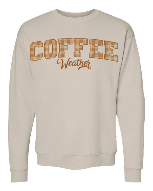 Plaid Seasonal Graphic Crewneck