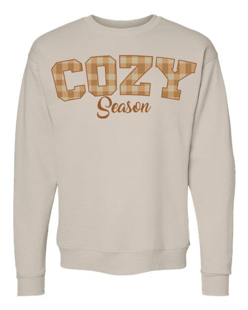 Plaid Seasonal Graphic Crewneck