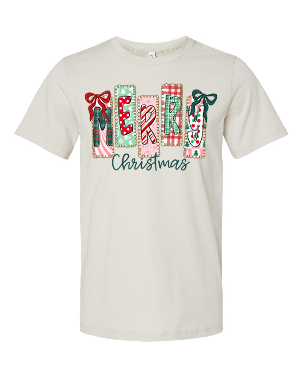 Merry Christmas Cute Bow Design