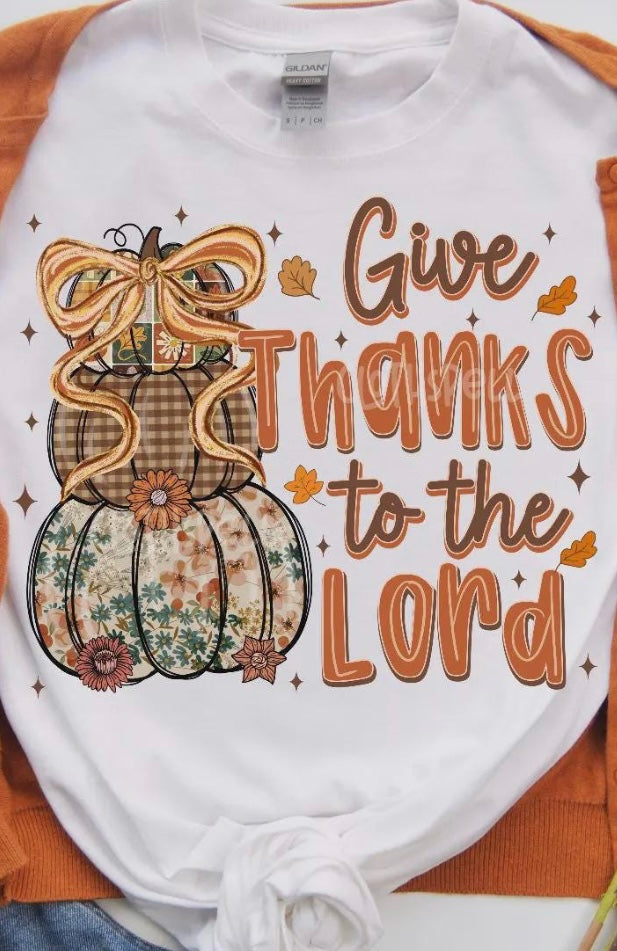 Give Thanks to the Lord Graphic Tee