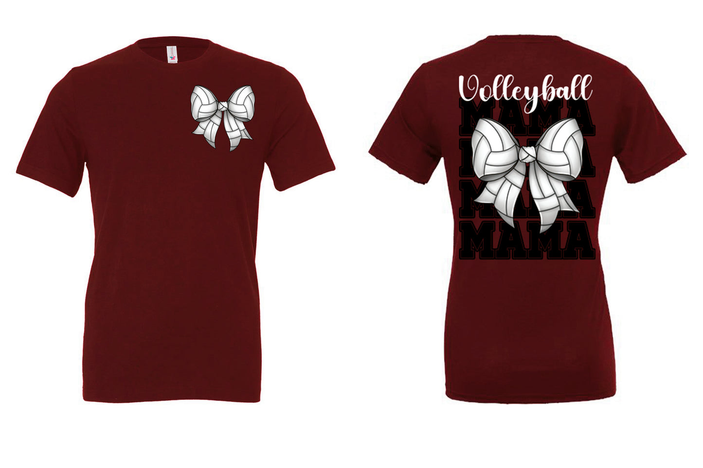 Stacked Sports Bow Customizable