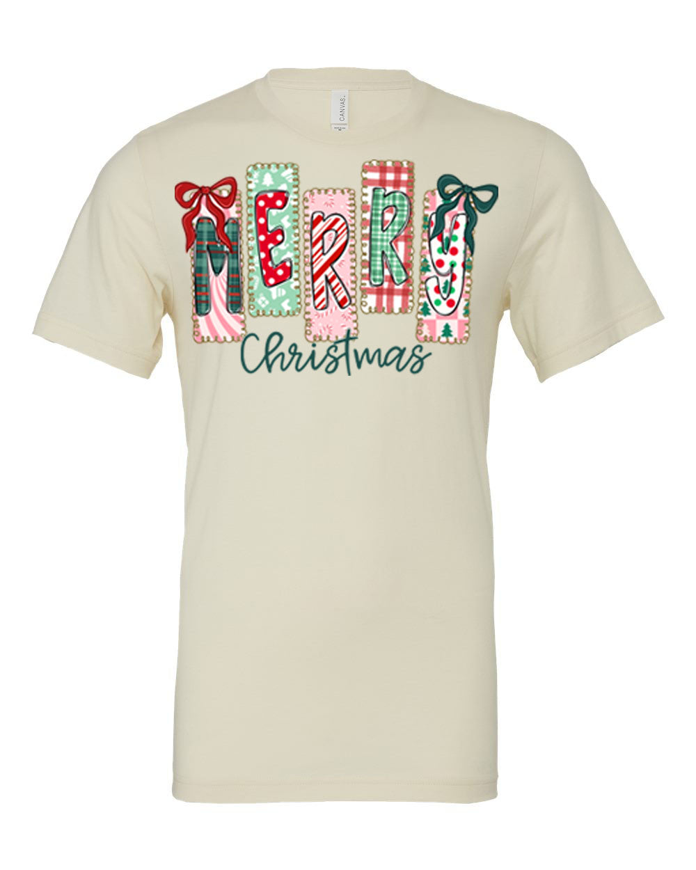 Merry Christmas Cute Bow Design