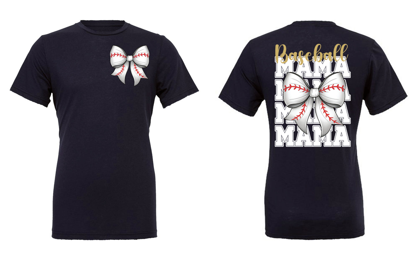 Stacked Sports Bow Customizable