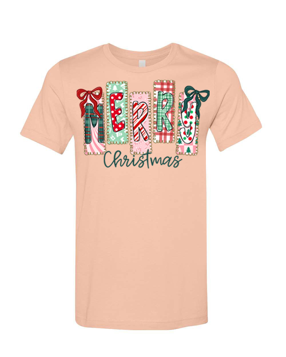 Merry Christmas Cute Bow Design