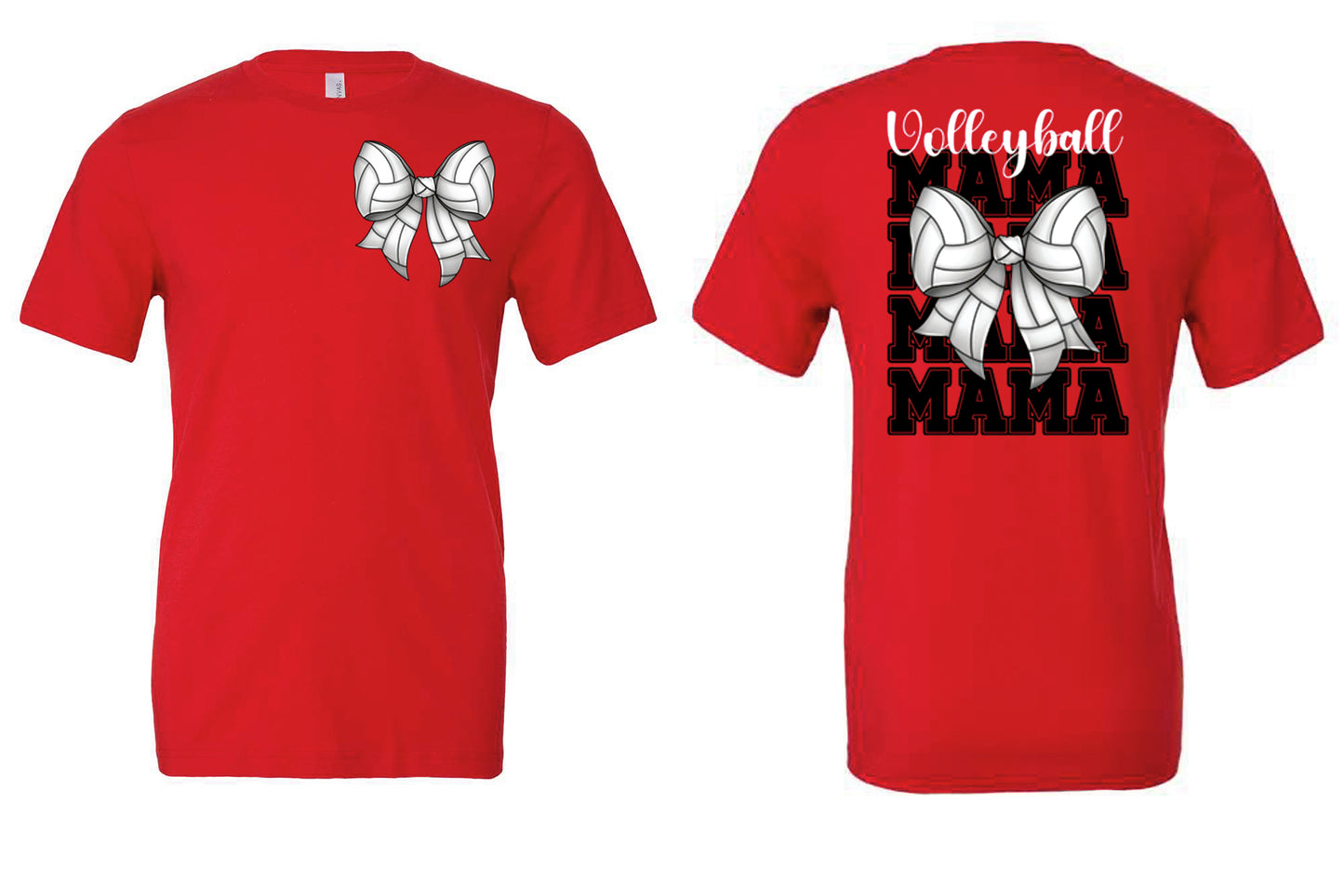 Stacked Sports Bow Customizable