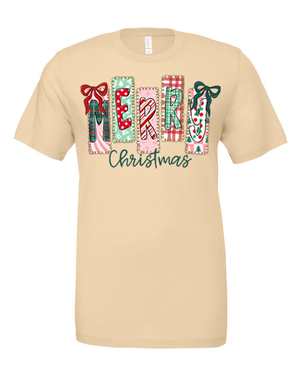 Merry Christmas Cute Bow Design