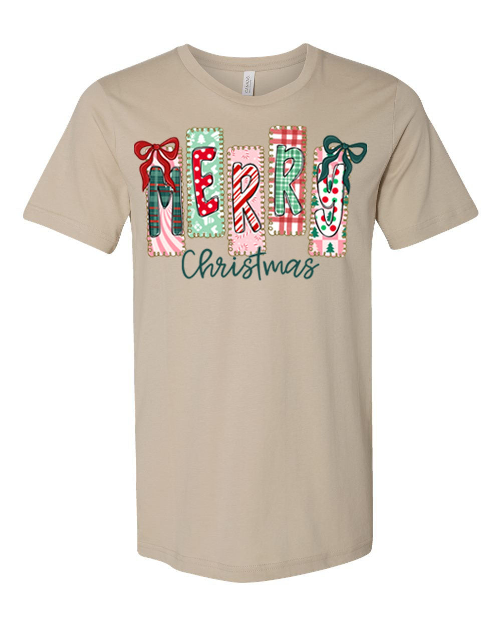 Merry Christmas Cute Bow Design